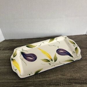 Vtg Farval Portugal Ceramic Serving Platter